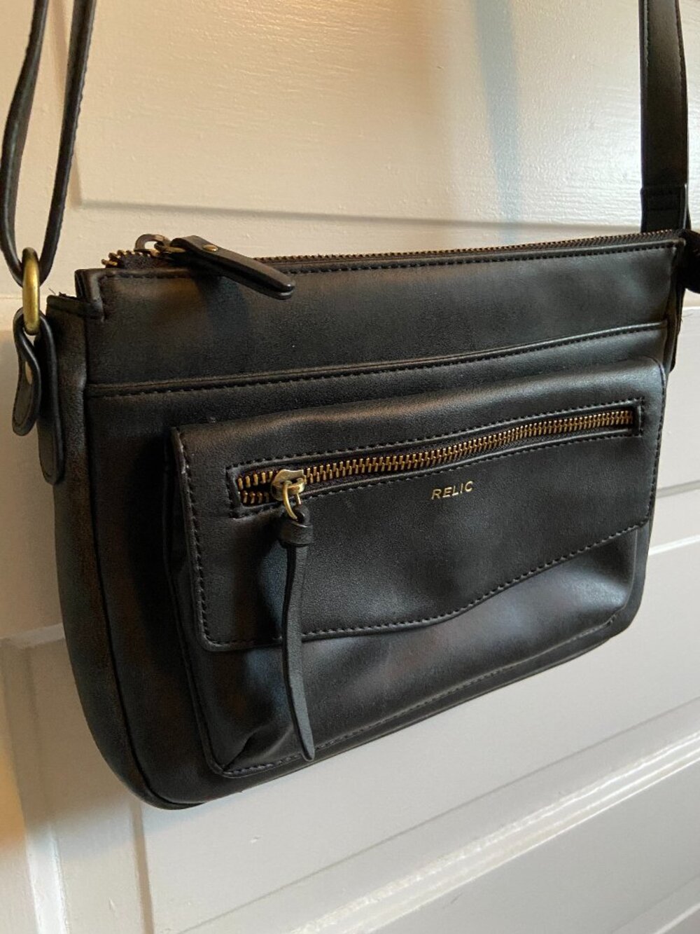 Relic Black Crossbody Bag